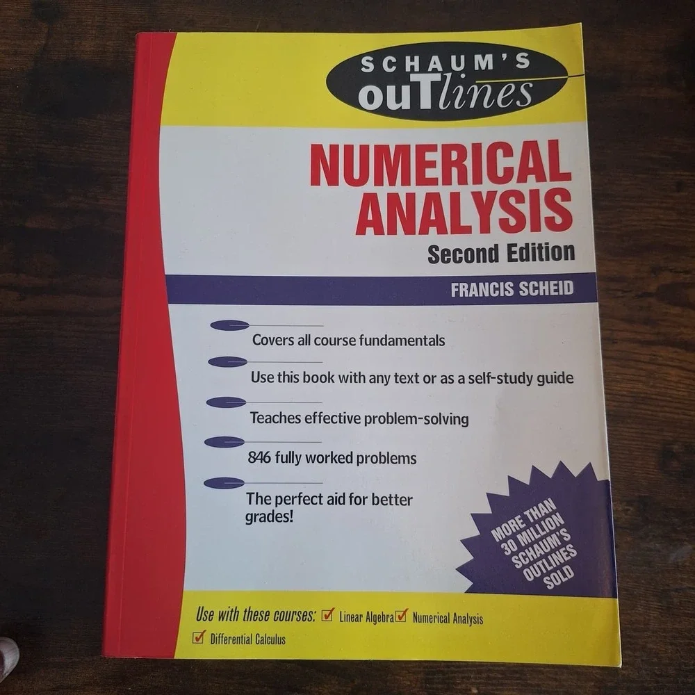 Schaum's Outlines Lot of 3: Numerical Analysis + Programming C & C++ 2nd Edition